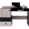 Bureau enfant en bois, 2 niches, 2 tiroirs, 1 porte, Gamme porto
