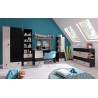 Bureau enfant en bois, 2 niches, 2 tiroirs, 1 porte, Gamme porto