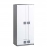 Armoire chambre enfant 2 portes , Gamme puzzle