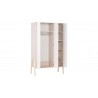Armoire enfant en bois blanc, 3 portes, Gamme meyrin