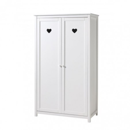 Armoire-dressing 2 portes blanc , Gamme amori