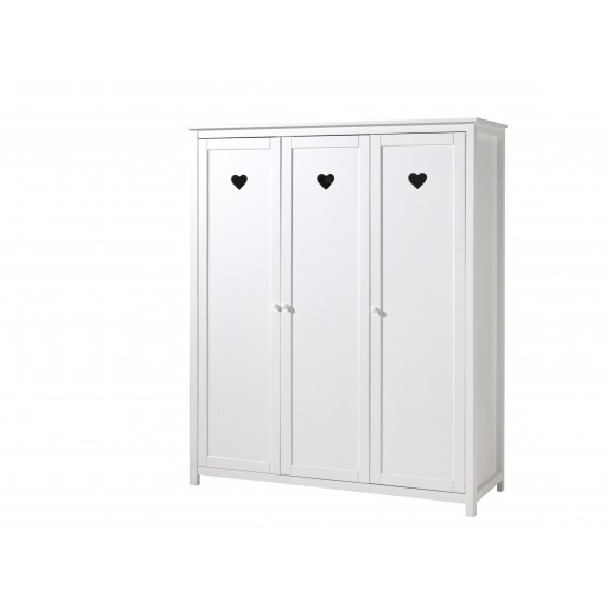 Armoire-dressing 3 portes blanc , Gamme amori