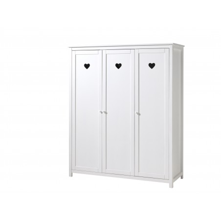 Armoire-dressing 3 portes blanc , Gamme amori