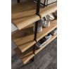 Bibliotheque  en chene massif style industriel, Gamme manhattan