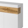 Buffet en bois, 219 cm longeur, 4 portes, 2 tiroirs, Gamme florence