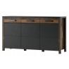 Buffet industriel, 3 portes 6 niches, Gamme Buffo