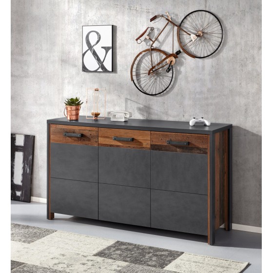 Buffet industriel, 3 portes 6 niches, Gamme Buffo