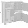 Buffet haut, 3 portes 3 niches, Gamme Buffo