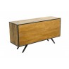 Buffet vintage 2 portes 3 tiroirs metal et bois acacia , Gamme cusco