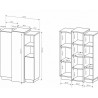 BUFFET HAUT 3 PORTES  ? GAMME NOTTI