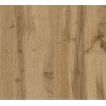 Buffet en bois, 201 cm longeur, 2 portes 3 tiroirs, couleur Chêne, Gamme Alls