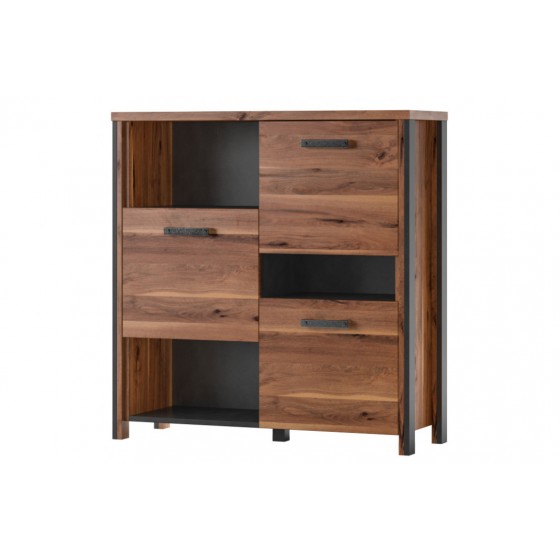 Buffet haut, 3 portes 3 niches, Gamme Buffo B