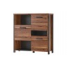 Buffet haut, 3 portes 3 niches, Gamme Buffo B