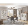 Buffet 3 portes et 1 tiroir, couleur blanc, Gamme EvoBlanc