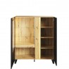 Buffet haut vitree  avec led, Gamme easy