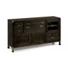 Buffet en bois mindi, 7 tiroirs, 3 portes, Gamme boston