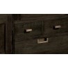 Buffet en bois mindi, 7 tiroirs, 3 portes, Gamme boston