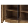Buffet en chêne, 3 portes, 9 rangements, Gamme bari
