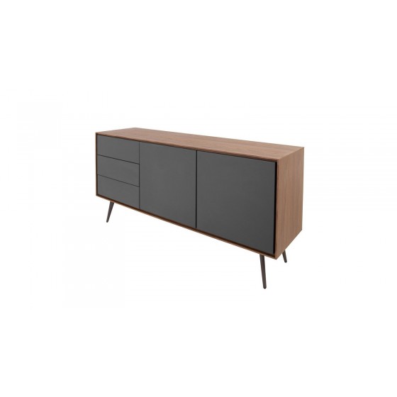 Buffet bas 2 portes, 3 tiroirs, Gamme abys