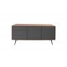 Buffet bas 2 portes, 3 tiroirs, Gamme abys
