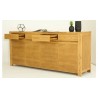 Buffet en teck, 4 tiroirs, 4 portes, Gamme rome