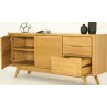 Buffet en teck, 2 portes, 3 tiroirs, Gamme genes