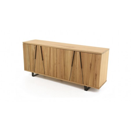 Buffet en bois, 190 cm de longueur,  4 portes, Gamme ecly