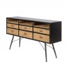 Buffet haut 6 tiroirs, 3 niches, Gamme high