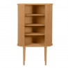 Buffet haut 2 portes coulissantes chêne naturel, Gamme pure