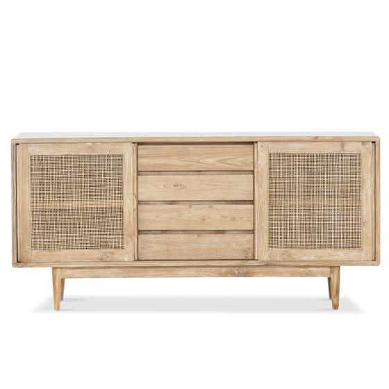 Buffet en teck massif blanchi, Gamme archi