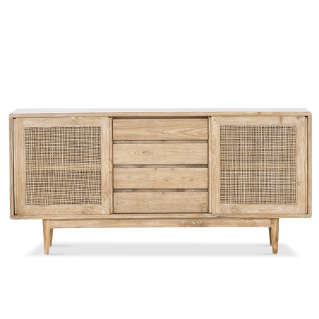 Buffet en teck massif blanchi, Gamme archi