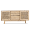 Buffet en teck massif blanchi, Gamme archi