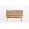 Buffet en teck massif 2 portes / 2 tiroirs, Gamme archi