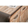 Buffet en teck recyclé, 4 portes, 4 tiroirs, Gamme avenue