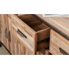 Buffet en teck recyclé, 4 portes, 4 tiroirs, Gamme avenue