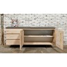 Buffet en chêne, 2 portes, 3 tiroirs, Gamme Ismail