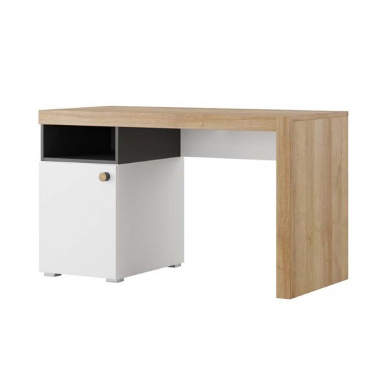 Bureau enfant en bois, 1 porte, 1 niche, Gamme ypres