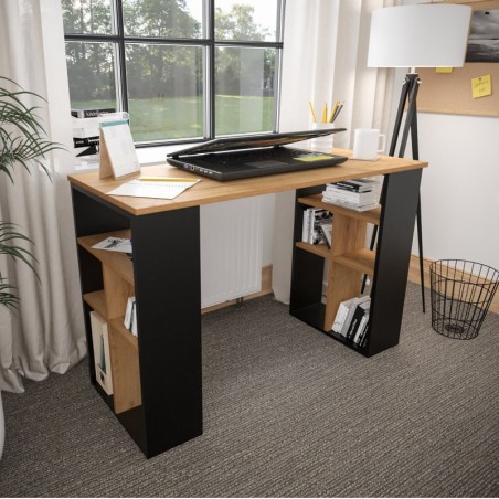 BUREAU GAIN DE PLACE 10 NICHES DE RANGEMENT , GAMME MODULO