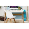 Bureau en mdf, 2 tiroirs, Gamme prato