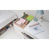 Bureau en bois stratifié blanc, Gamme rimini