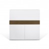 Meuble secretaire design 3 portes 1 tiroir , Gamme focus