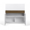 Meuble secretaire design 3 portes 1 tiroir , Gamme focus
