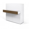 Meuble secretaire design 3 portes 1 tiroir , Gamme focus