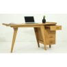 Bureau en teck, 4 tiroirs, Gammes salerne