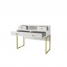 Bureau 4 tiroirs et 1 niche, Gamme Cloe