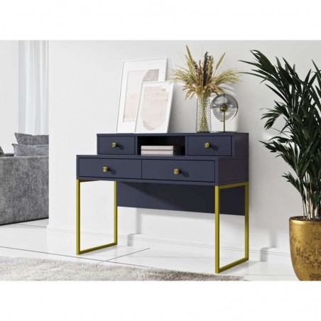 Bureau 4 tiroirs et 1 niche, Gamme Cloe