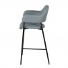 Chaise plan de travail bleu aqua, Gamme arty