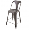 Chaise snack métal vieilli, Gamme indus