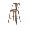 Chaise de bar métal vieilli, Gamme indus