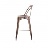 Chaise de bar métal vieilli, Gamme indus